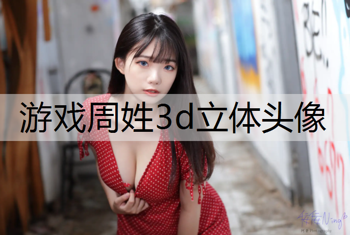 游戏周姓3d立体头像
